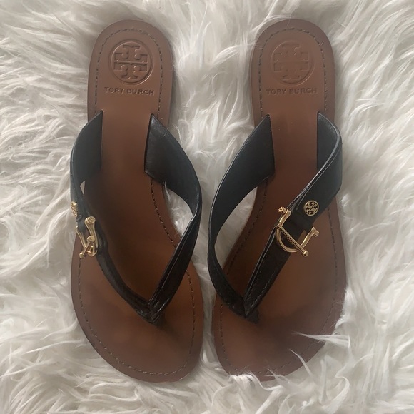 TORY BURCH Nora Flat Thong Sandals - Picture 4 of 8